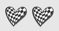 checkers heart