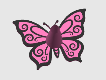 butterfly single pen holders